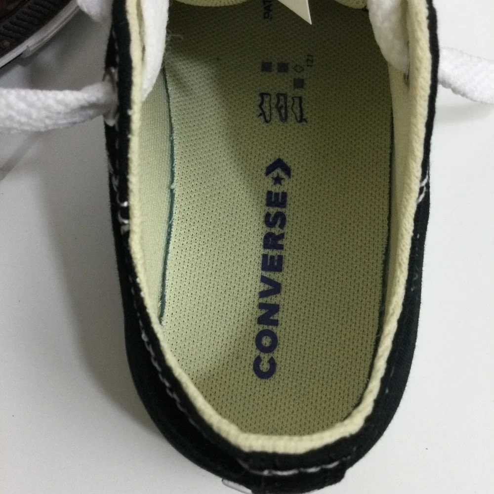Converse Infant All Star Chuck Taylor Low Top Ox Unisex Sneaker Shoes Black 9 US